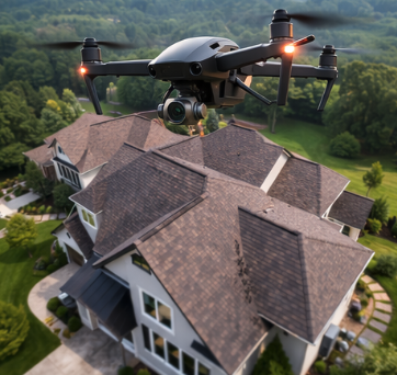 Drone roof inspection services